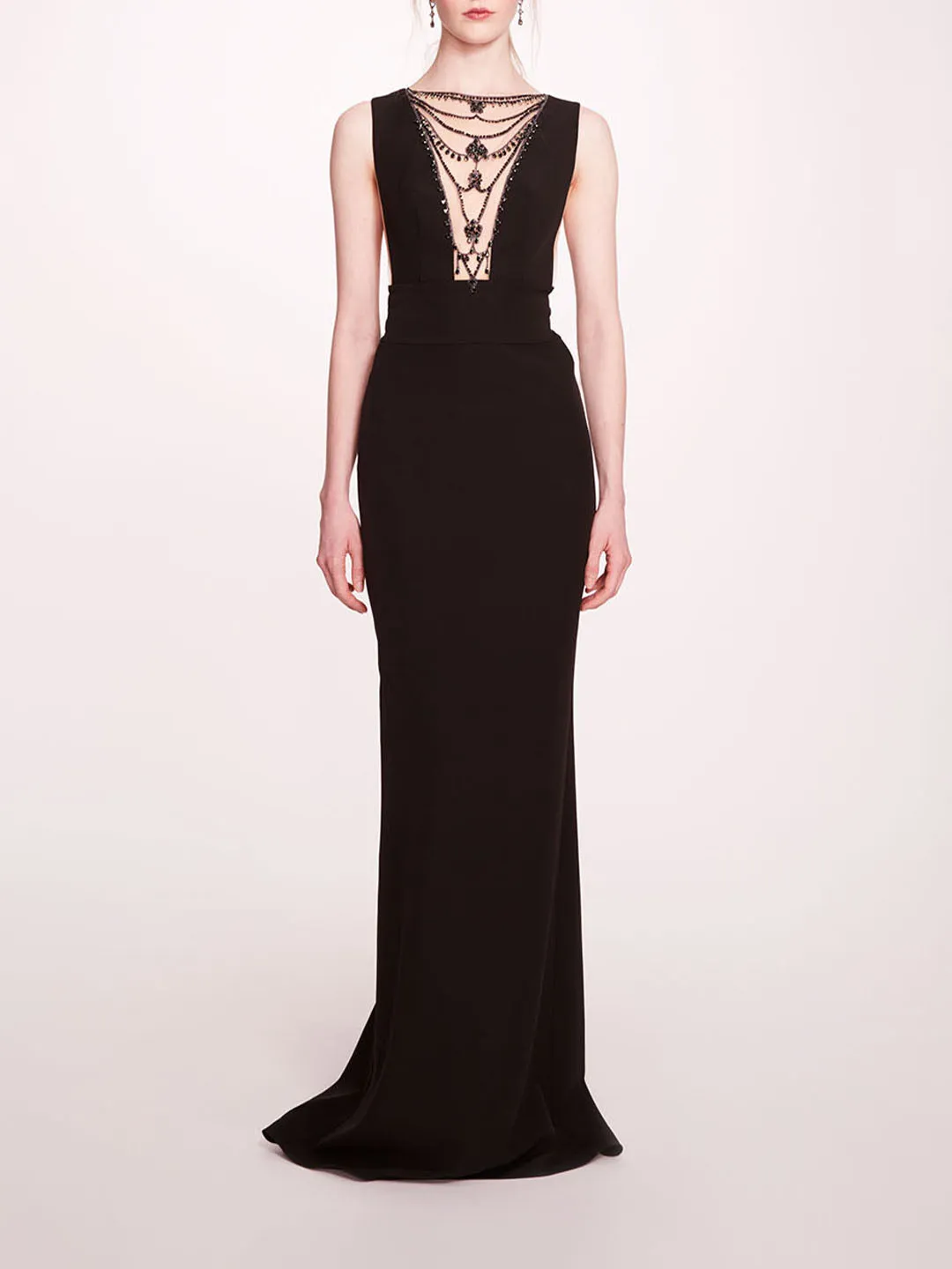 Jewel Embellished Column Gown sold by Marchesa