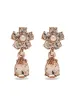 Floral Drop Earrings sold by Marchesa