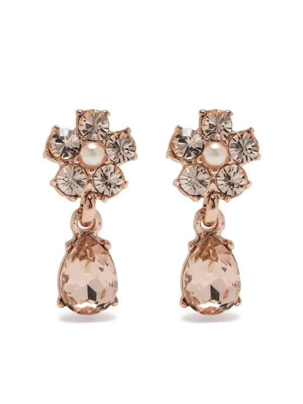 Floral Drop Earrings sold by Marchesa