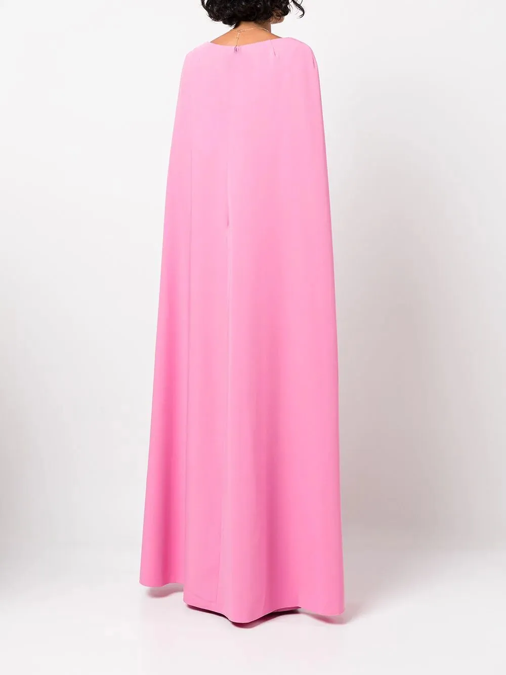 Sleeveless Cape Effect Crepe Column Gown sold by Marchesa product image thumbnail 2