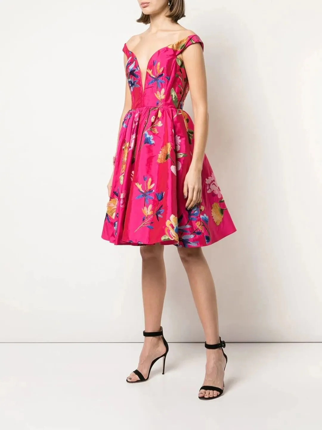 Off-the-Shoulder Cocktail Dress sold by Marchesa product image thumbnail 2