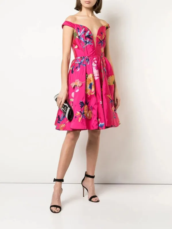 Off-the-Shoulder Cocktail Dress sold by Marchesa