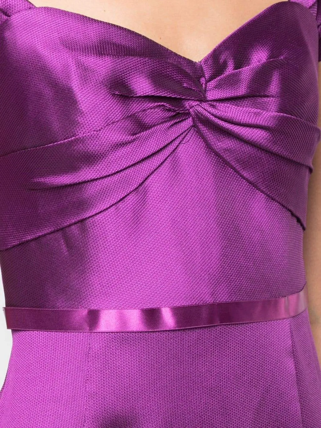 Off The Shoulder Mikado Pique Gown sold by Marchesa product image thumbnail 4