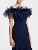 Off-the-Shoulder Crepe Cocktail Dress sold by Marchesa