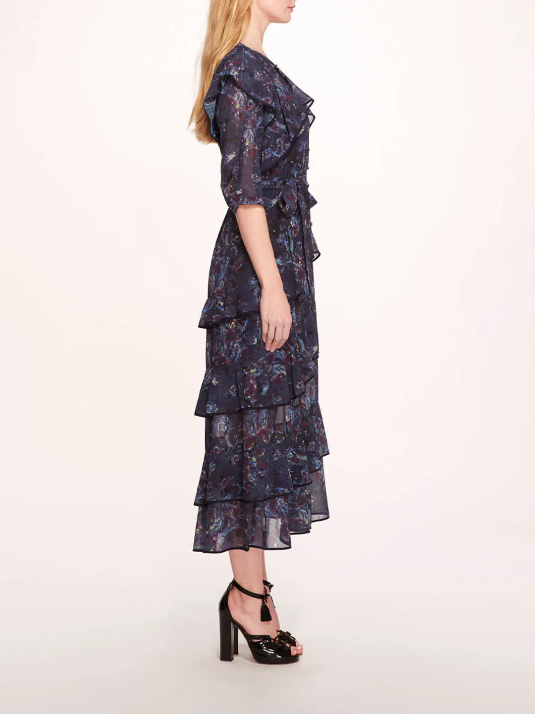 Aster Midi Dress sold by Marchesa product image thumbnail 3