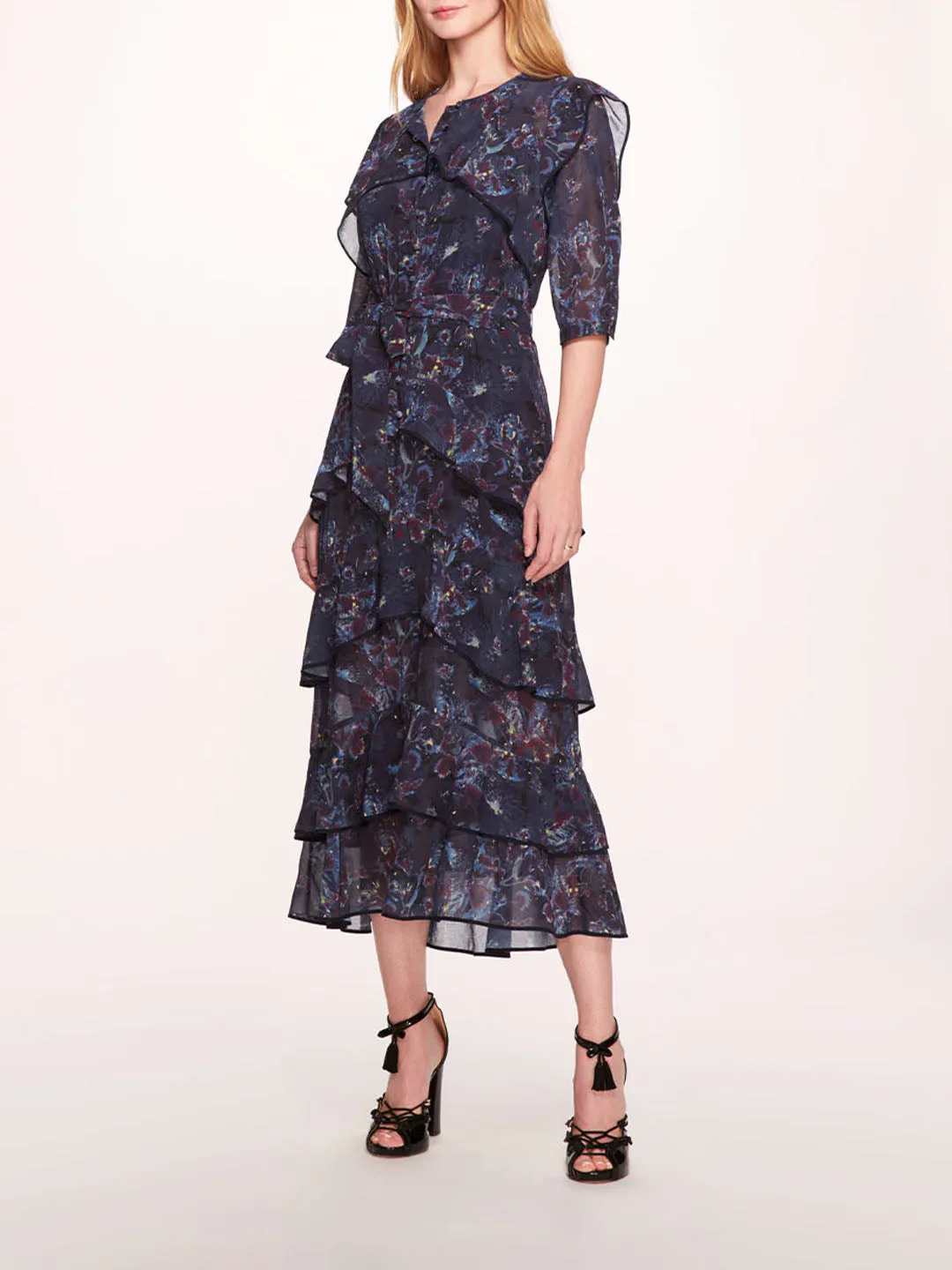 Aster Midi Dress sold by Marchesa