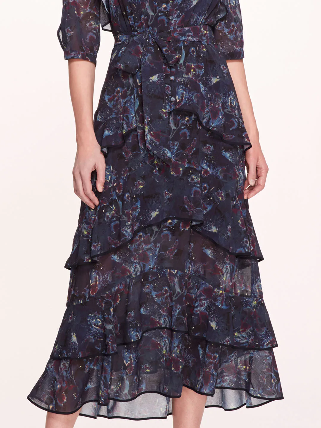 Aster Midi Dress sold by Marchesa product image thumbnail 4