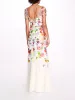 Embroidered Floral V-Neck Gown sold by Marchesa
