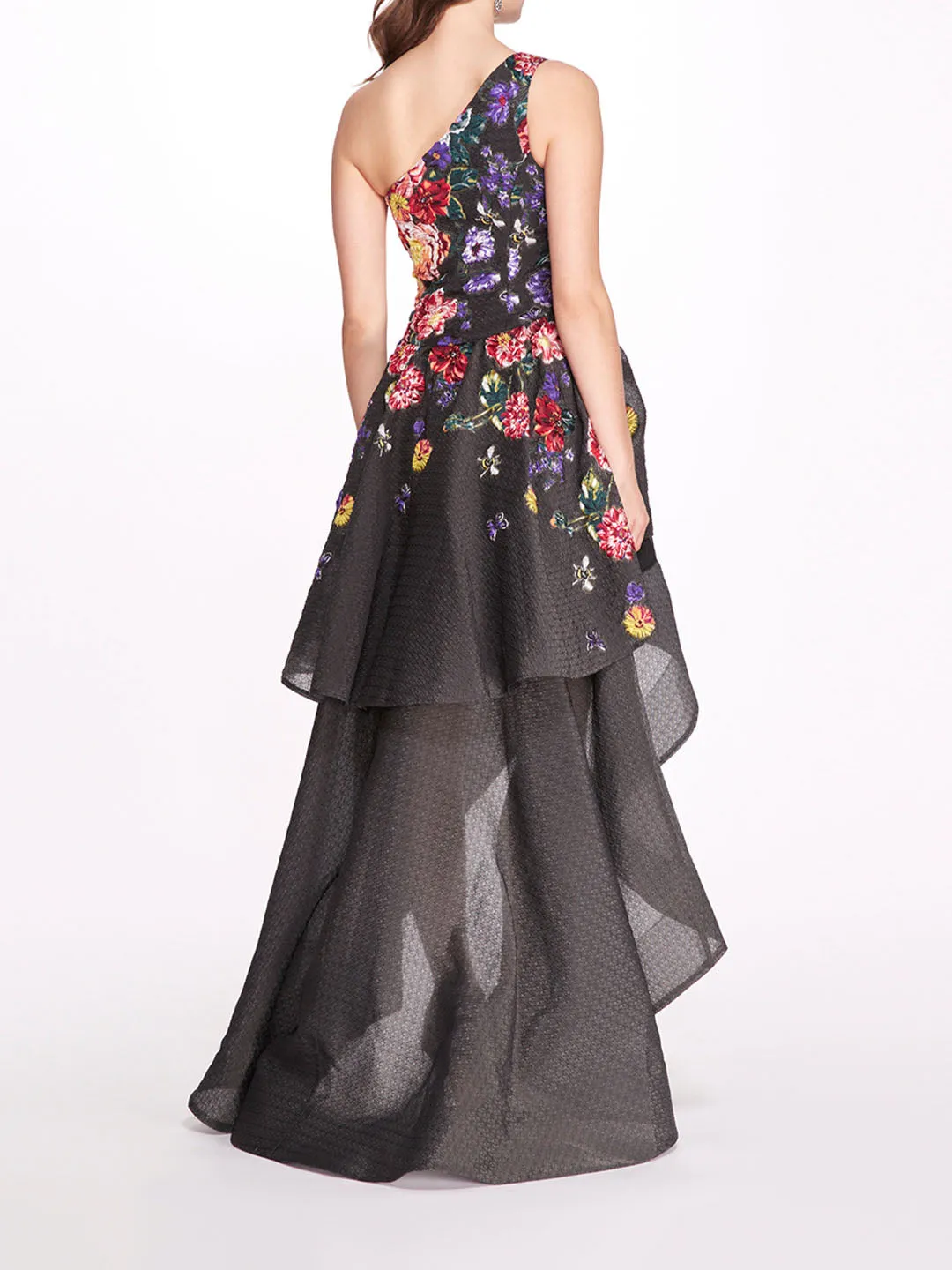One Shoulder Floral Gown sold by Marchesa product image thumbnail 2