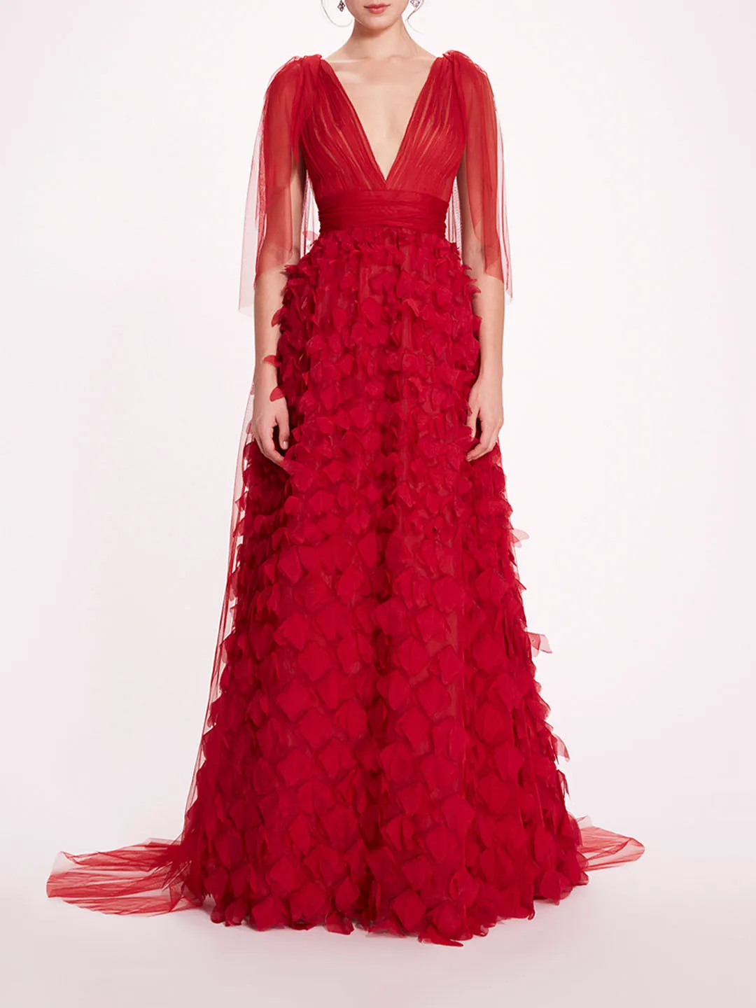 Draped Tulle Gown sold by Marchesa