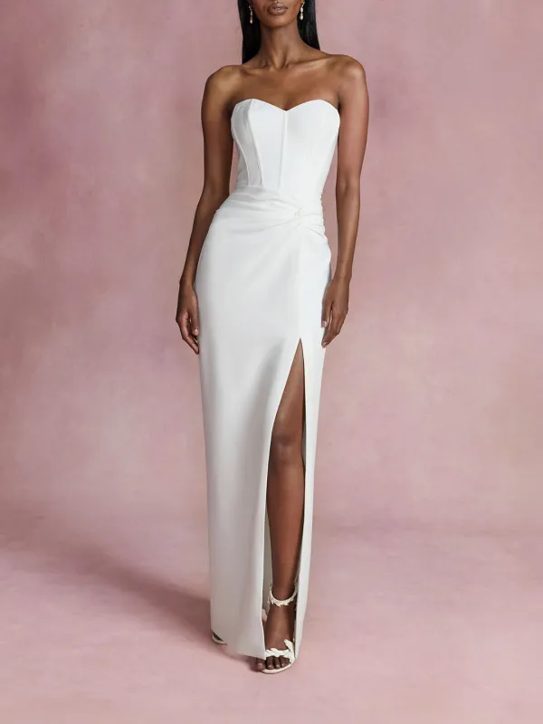 Twist Crepe Column Gown sold by Marchesa