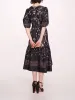 Printed Poplin Midi Dress sold by Marchesa