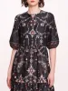 Printed Poplin Midi Dress sold by Marchesa