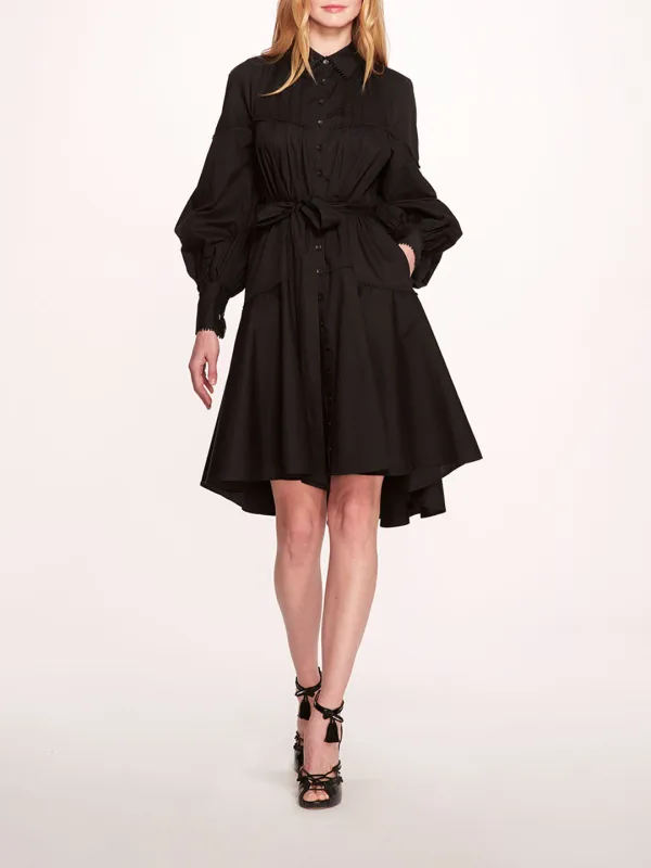 Poplin Mini Shirt Dress sold by Marchesa