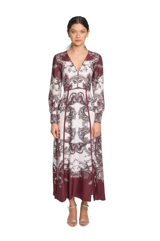 Corded Twill Midi Dress sold by Marchesa