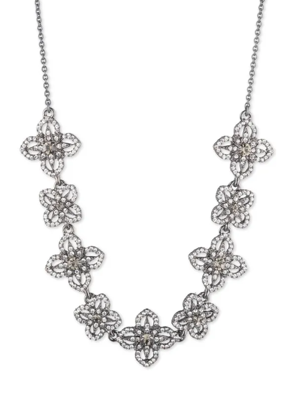 Lace Floral Necklace sold by Marchesa