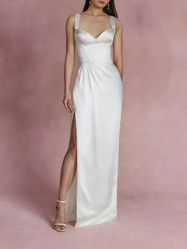 Satin Bustier Gown sold by Marchesa