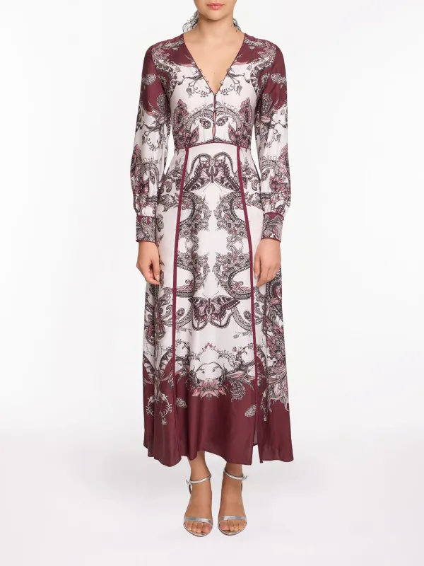 Corded Twill Midi Dress sold by Marchesa