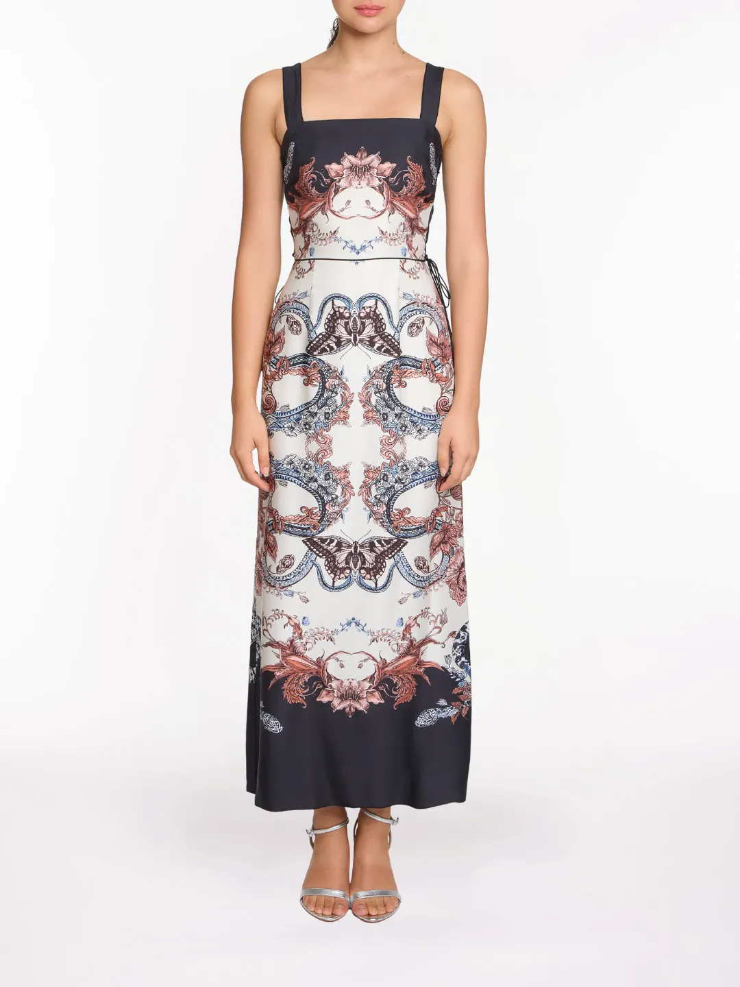 Sleeveless Twill Maxi Dress sold by Marchesa
