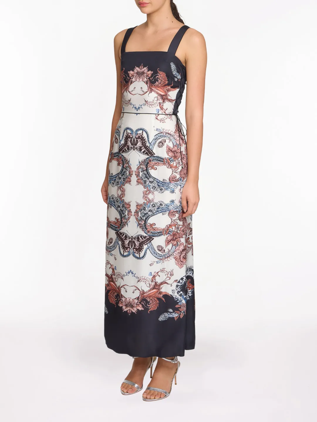 Sleeveless Twill Maxi Dress sold by Marchesa product image thumbnail 3