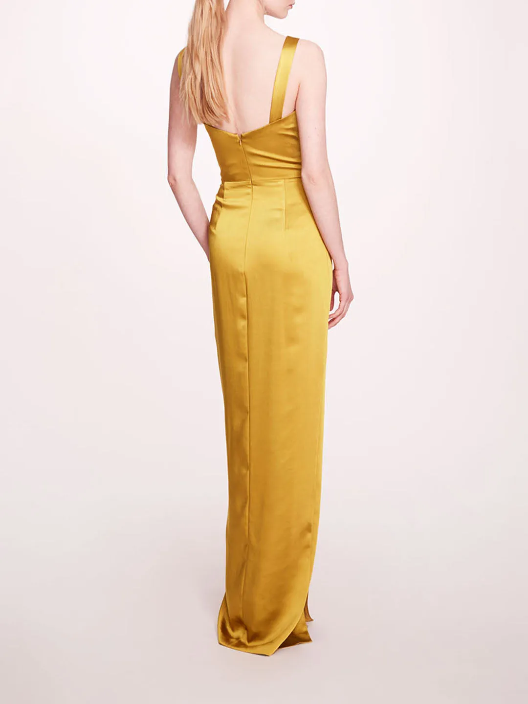 Satin Bustier Gown sold by Marchesa product image thumbnail 2