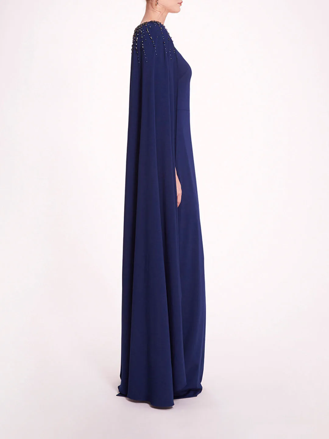 Embellished Cape Gown sold by Marchesa product image thumbnail 3