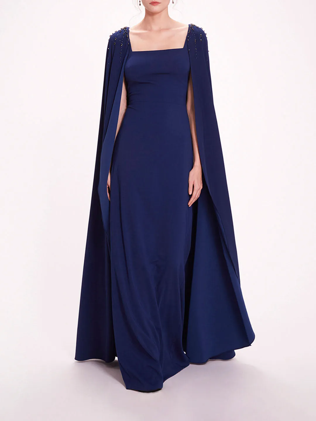 Embellished Cape Gown sold by Marchesa