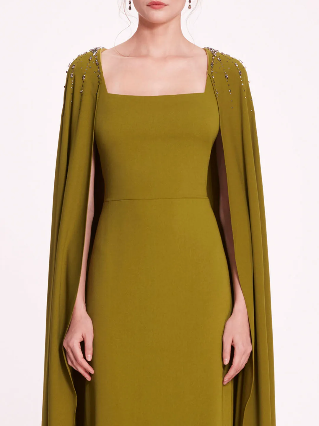 Embellished Cape Gown sold by Marchesa product image thumbnail 4