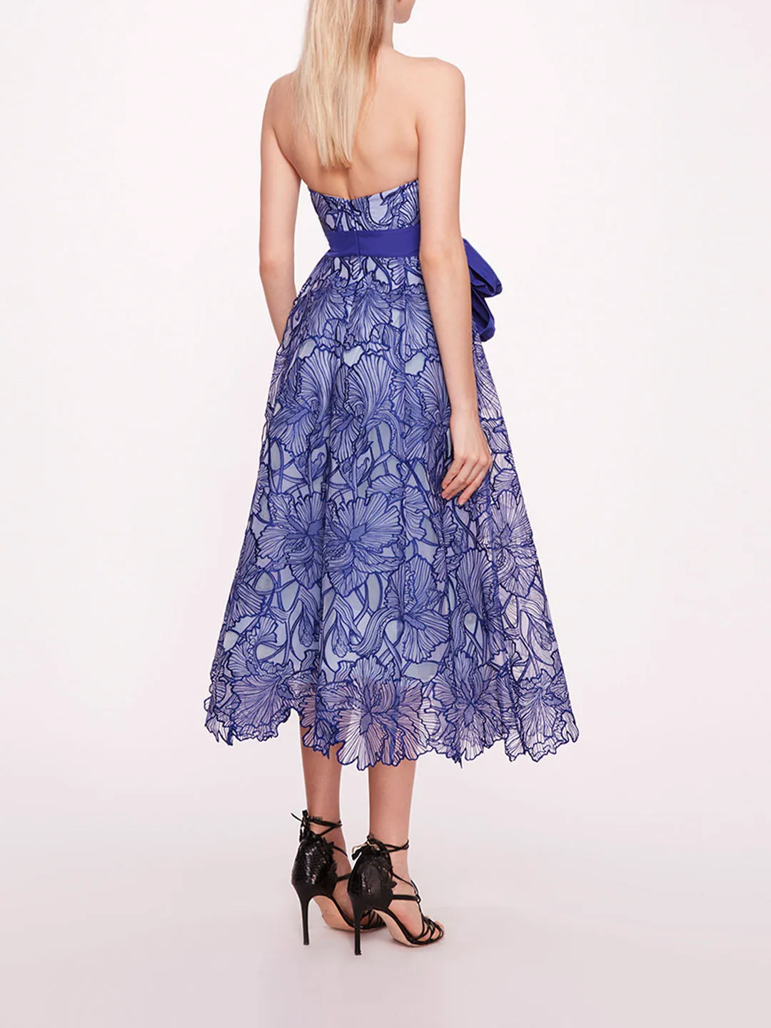 Iris Cutwork Midi Dress sold by Marchesa product image thumbnail 2