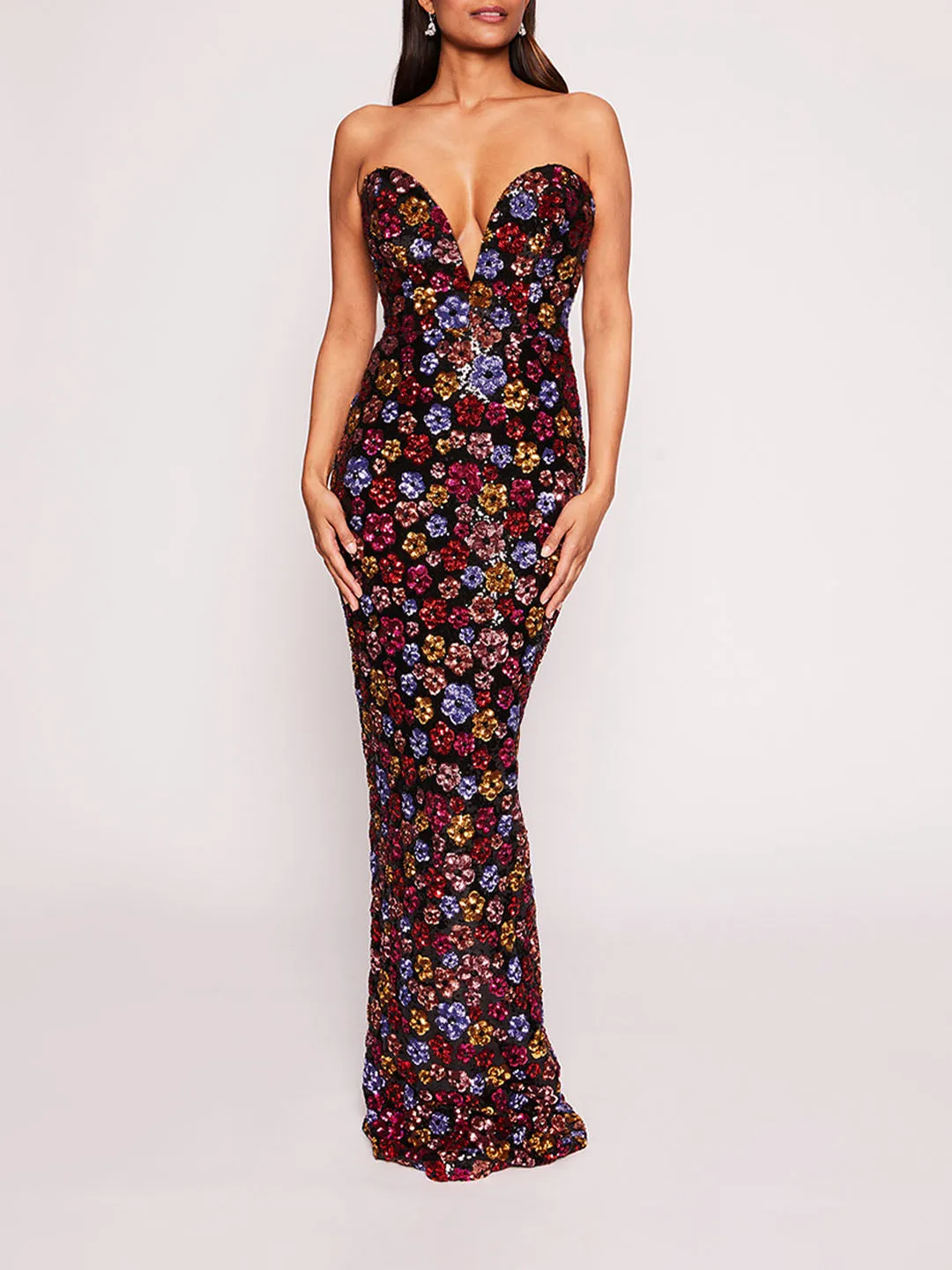 Sequin Bouquets Gown sold by Marchesa
