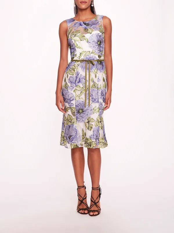 Embroidered Midi Dress sold by Marchesa