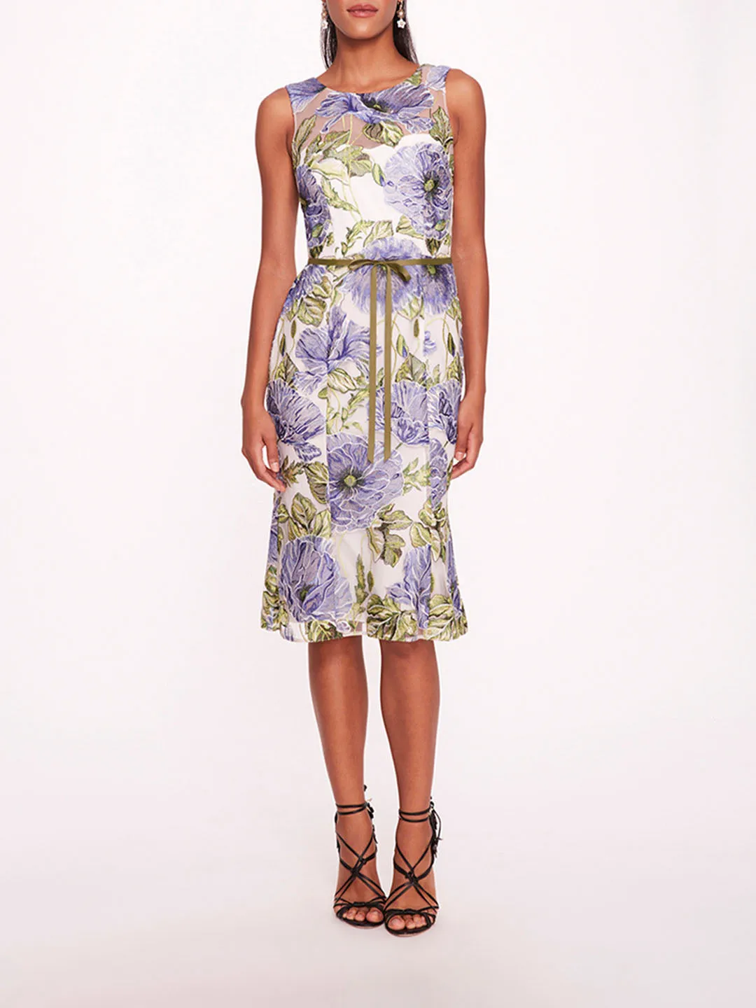 Embroidered Midi Dress sold by Marchesa