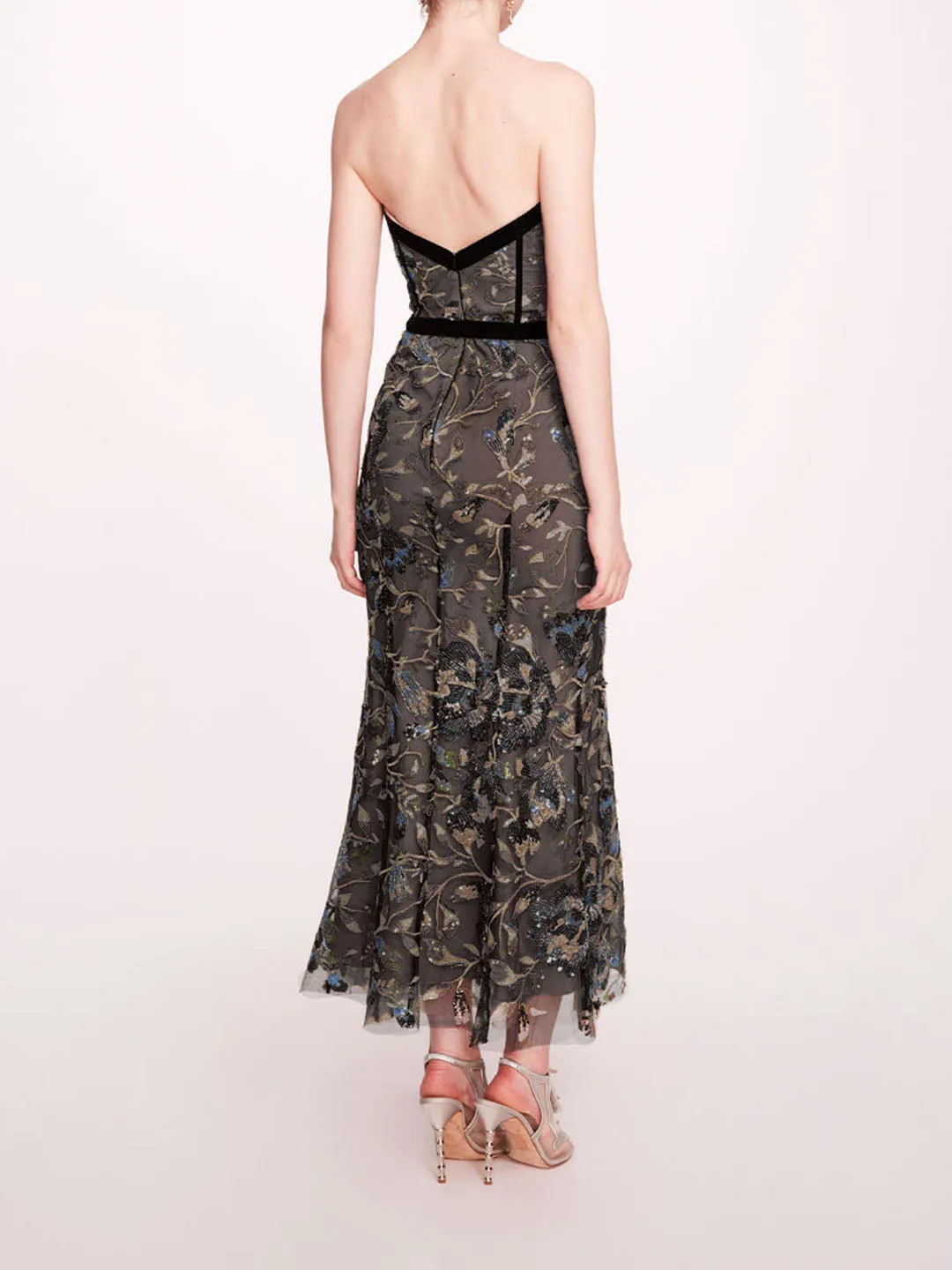 Climbing Vines Midi Dress sold by Marchesa product image thumbnail 2