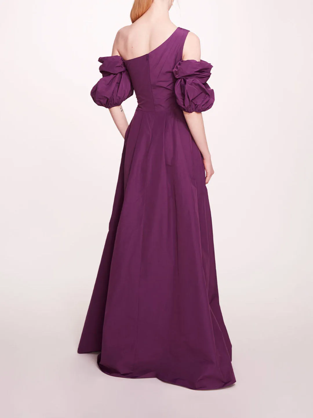 Taffeta Bubble Sleeve Gown sold by Marchesa product image thumbnail 2