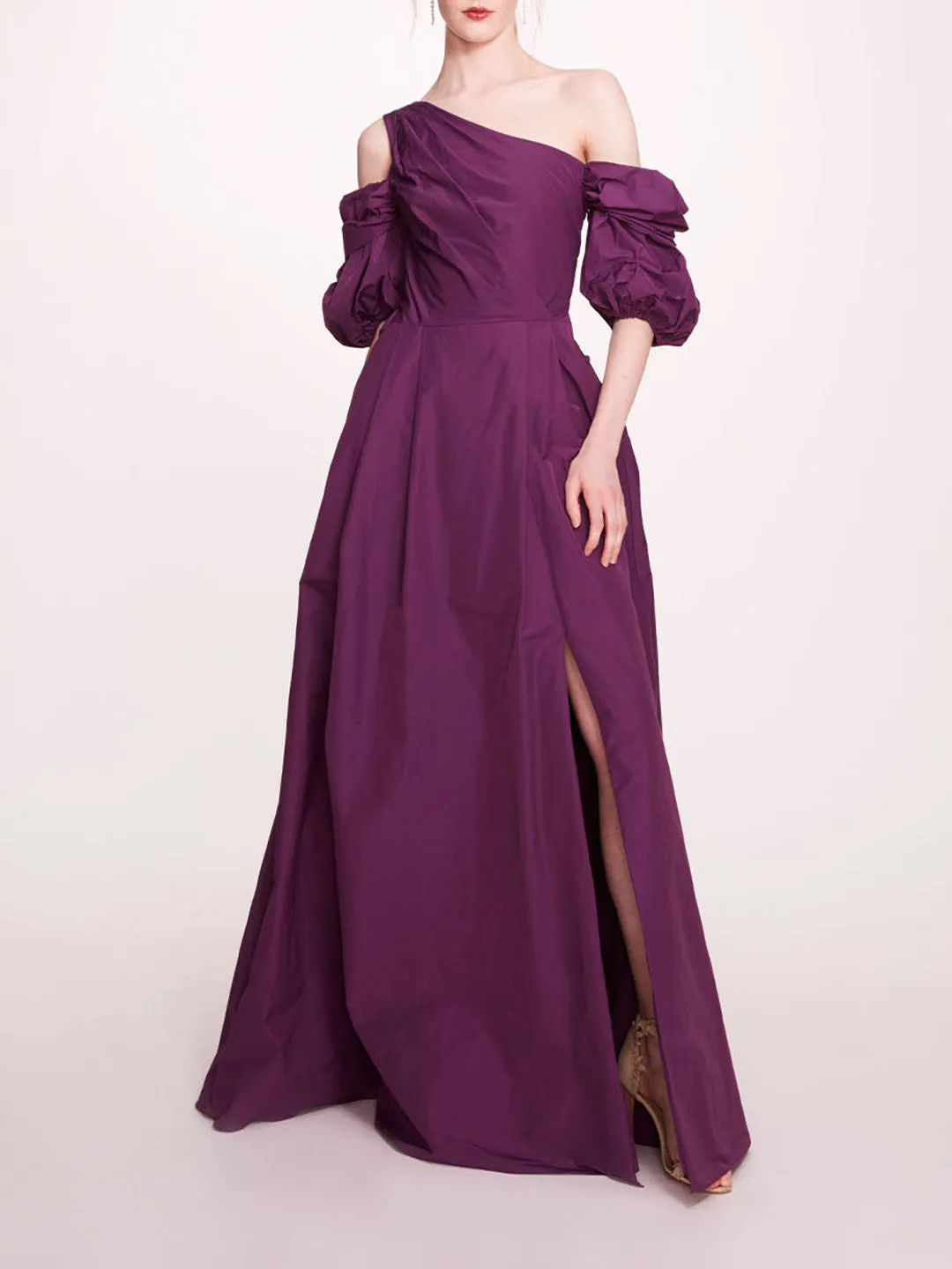 Taffeta Bubble Sleeve Gown sold by Marchesa