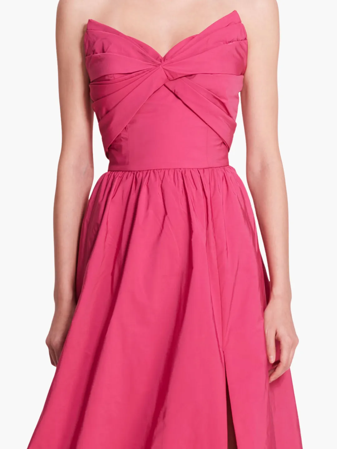 Pleated Taffeta Gown sold by Marchesa product image thumbnail 4