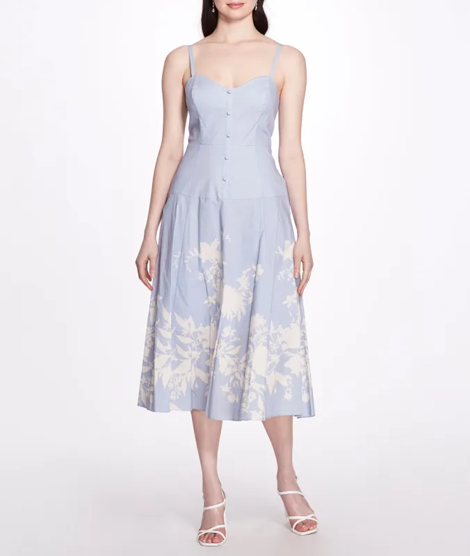 Poplin Day Dress sold by Marchesa