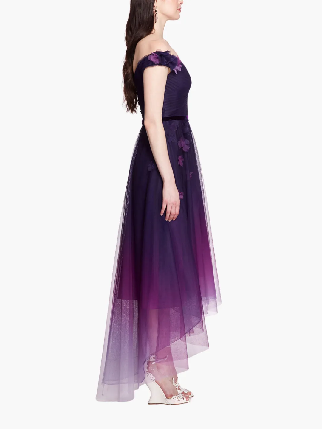 Ombre Tulle Gown sold by Marchesa product image thumbnail 3