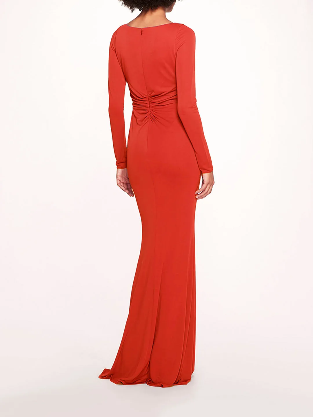 Matte Ruched Gown sold by Marchesa product image thumbnail 2