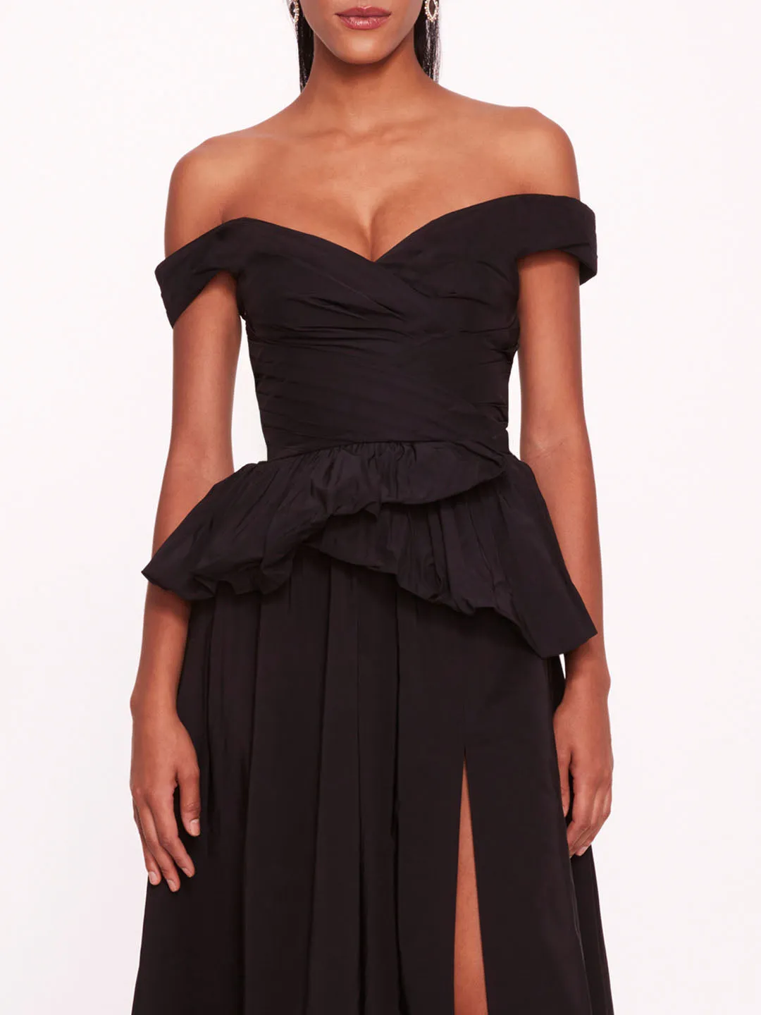 Taffeta Peplum Gown sold by Marchesa product image thumbnail 4