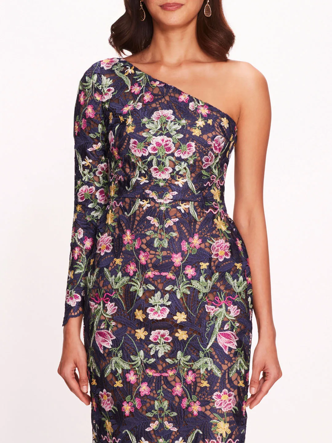 Alexis Midi Dress sold by Marchesa product image thumbnail 4