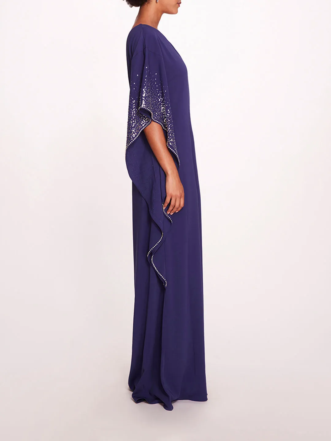 One Shoulder Kaftan sold by Marchesa product image thumbnail 3