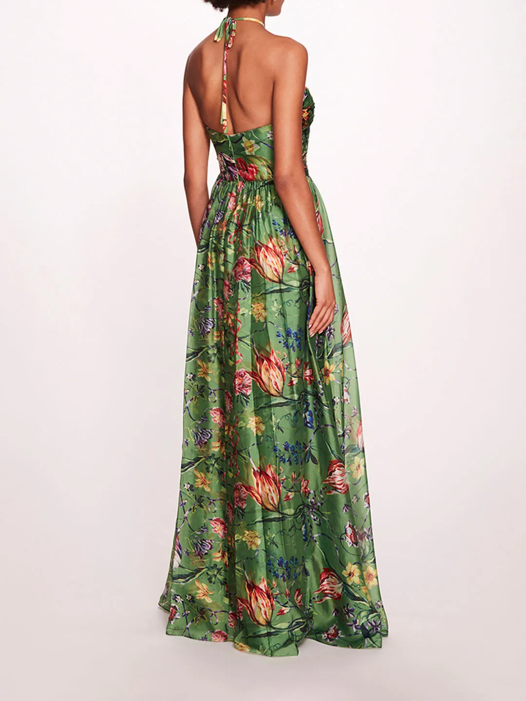 Ribbons Cape Gown sold by Marchesa product image thumbnail 4