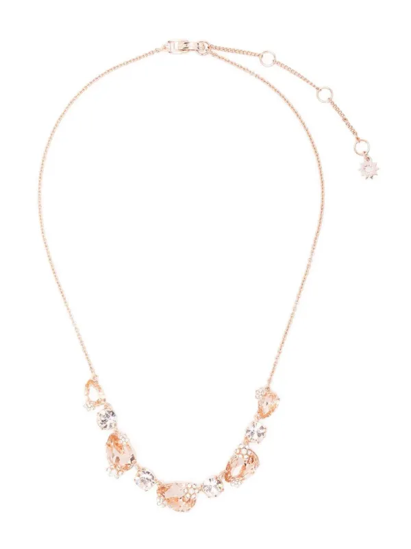 Rose Gold Stone Necklace made by Marchesa