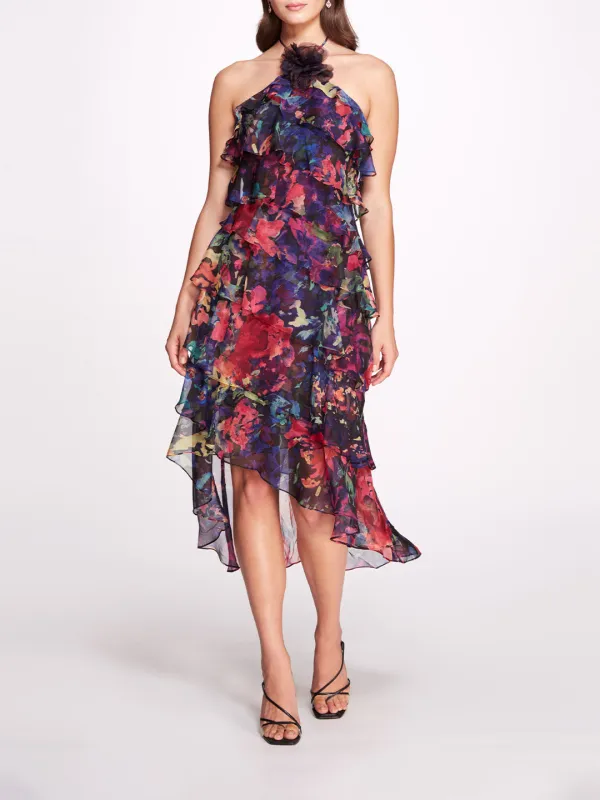 Aquarelle Midi Dress sold by Marchesa