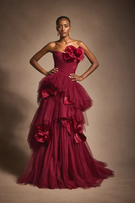 FW25 Look 12 made by Marchesa