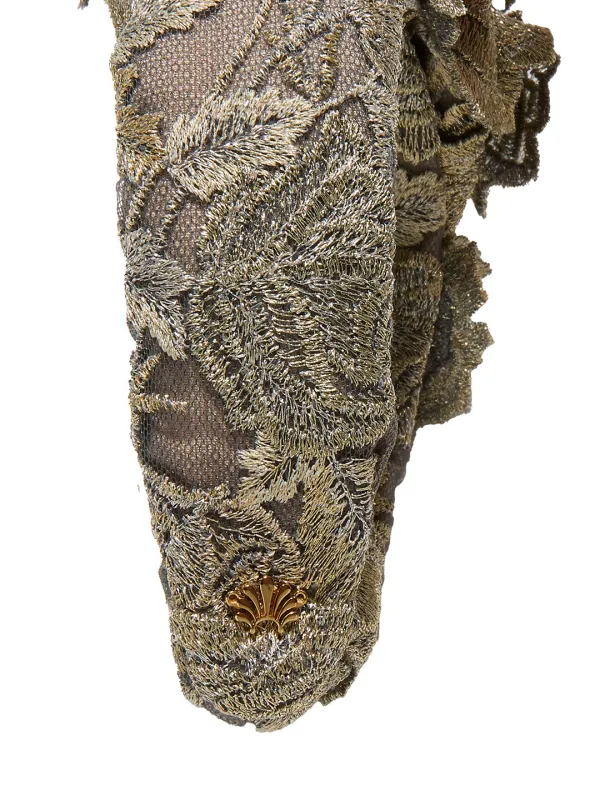 GOLD SLATE MARCHESA COUTURE X LELE SADOUGHI CRAWFORD APPLIQUE HEADBAND sold by Marchesa