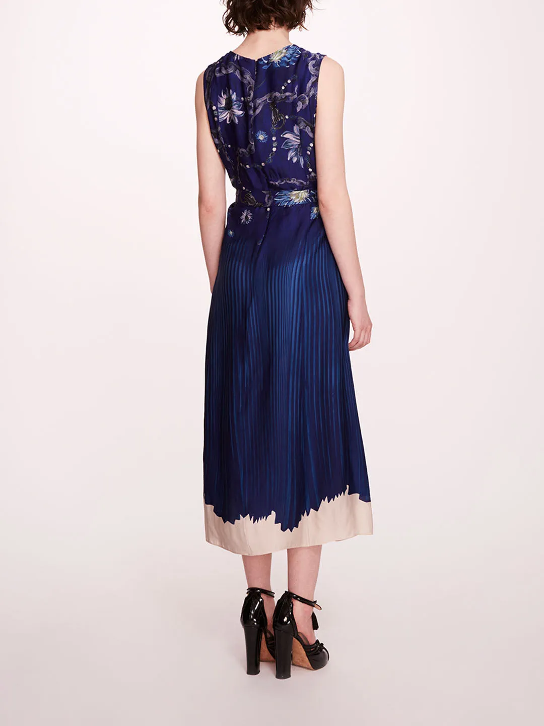 Viscose Georgette Midi Dress sold by Marchesa product image thumbnail 2
