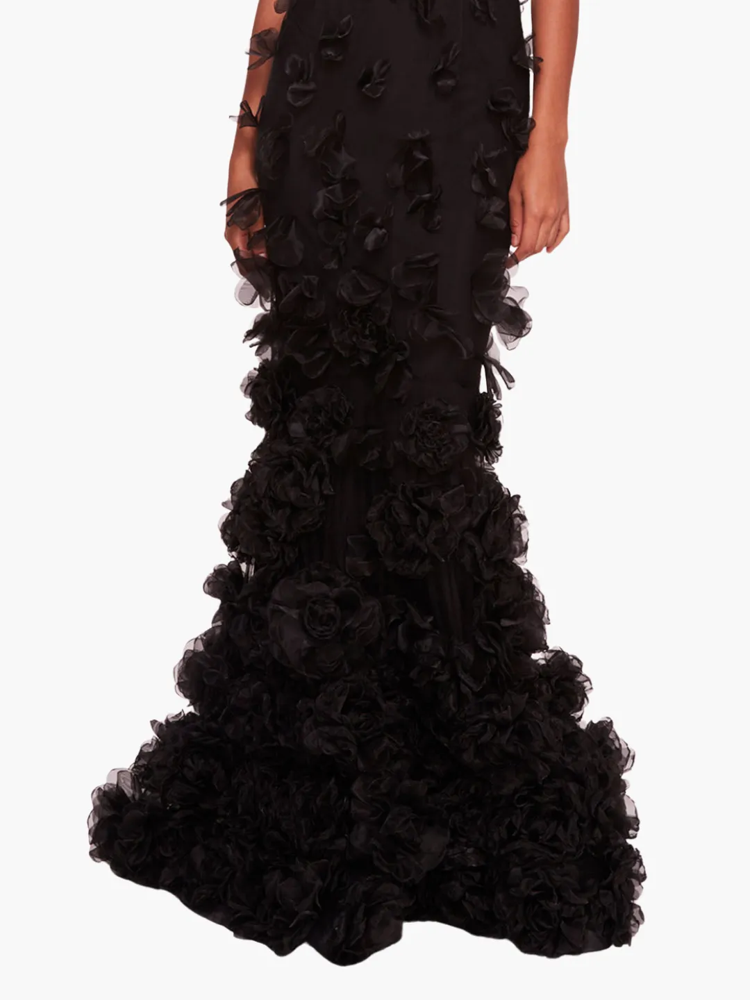 Tulle Rosette Gown sold by Marchesa product image thumbnail 4