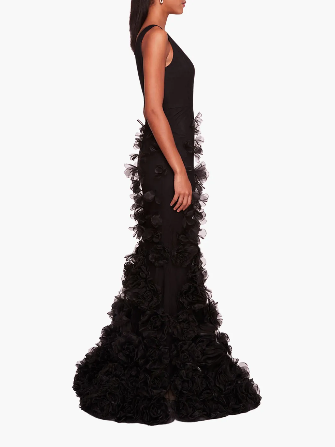 Tulle Rosette Gown sold by Marchesa product image thumbnail 3
